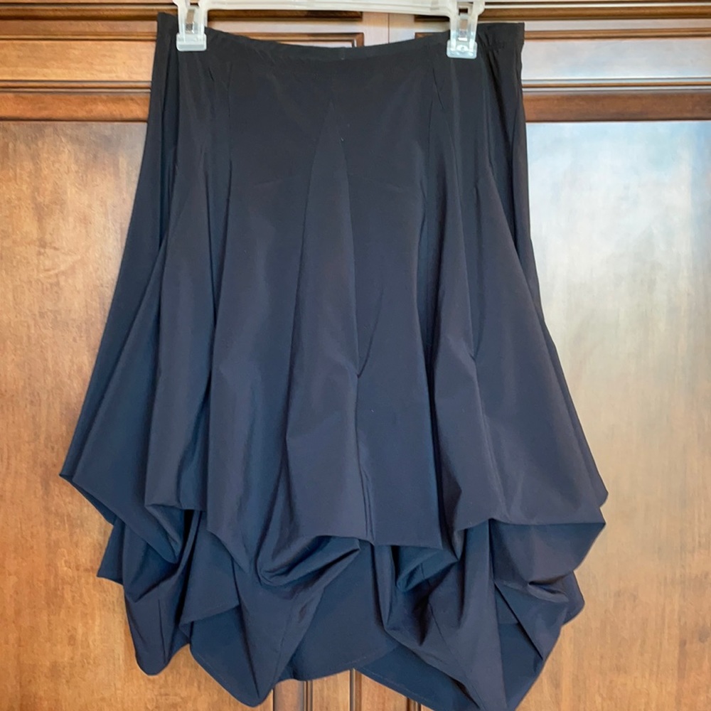 Joseph Ribkoff black layered skirt